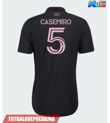 Lacne Muži Futbalové dres Inter Miami Casemiro #5 2026-27 Krátky Rukáv - Preč